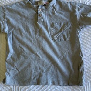 Zara Kids Gray Button Down Shirt